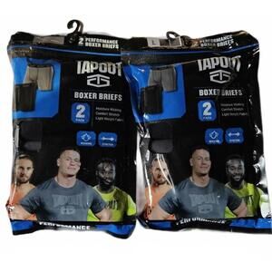 Tapout Men Boxer Briefs Pair of 2 Pack Sz Large L 36-38 Performance Stretch New